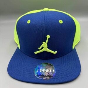 Air Jordan Hat Men Blue Green Embroidered Logo Jumpman Snap Back‎ Cap